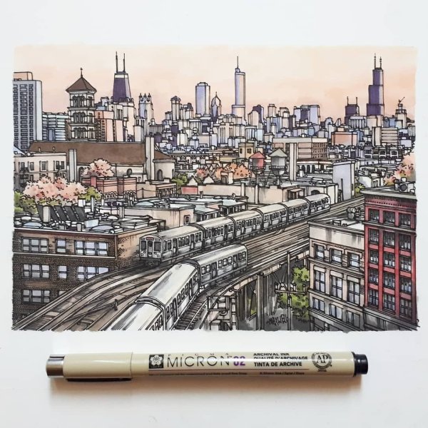 Маркеры для скетчинг