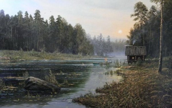 Репников Андрей пейзажи с озером