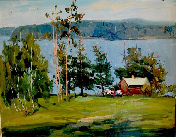 Академическая живопись пейзаж пленэр масло