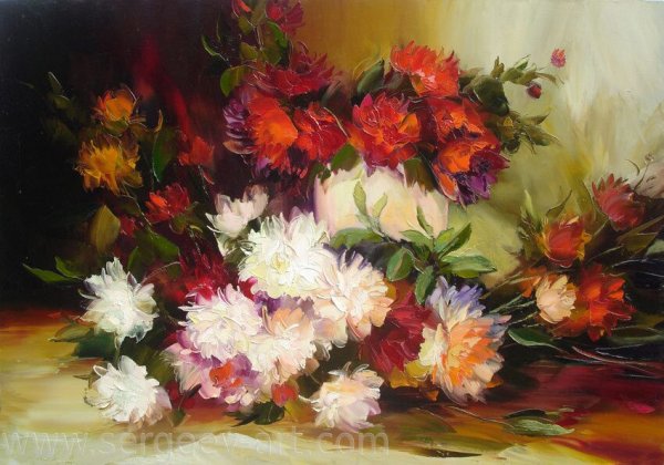 Сергеев Александр художник цветы