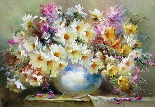 Владимир Бабич картины акварель