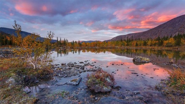 Мурманск природа Кольский полуостров