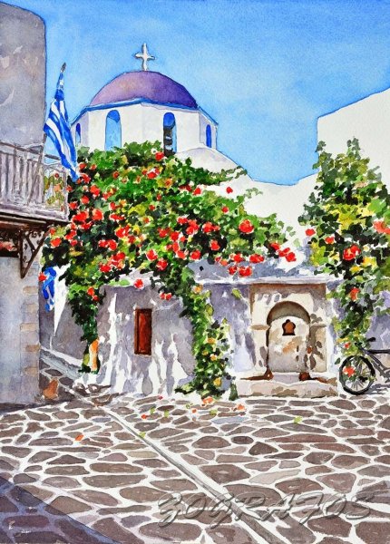 Художник Пантелис Зографос