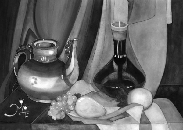 Техника гризайль в живописи