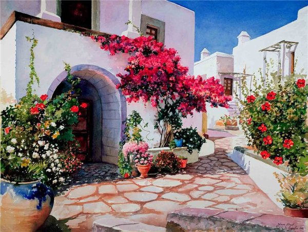 Художник Пантелис Зографос