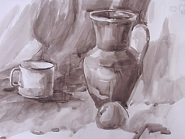 Гризайль Дега