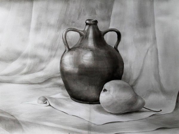 Рефлекс в живописи гризайль