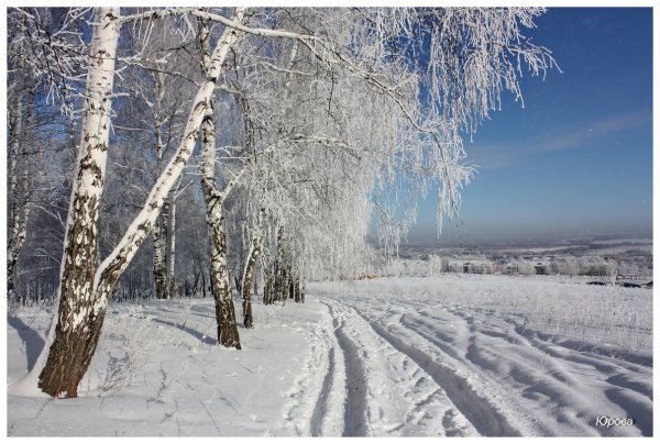 Сибирь зимой