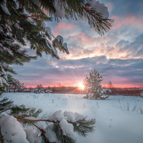 Сибирь зимой