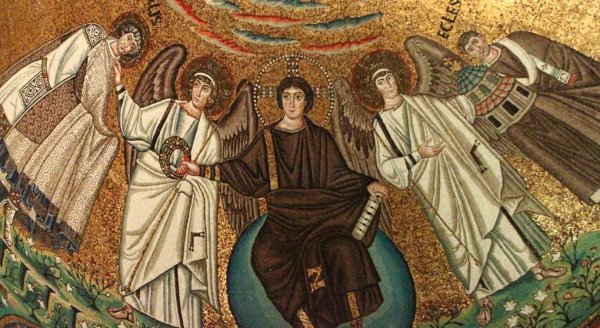 Воскрешение Лазаря Византийская мозаика