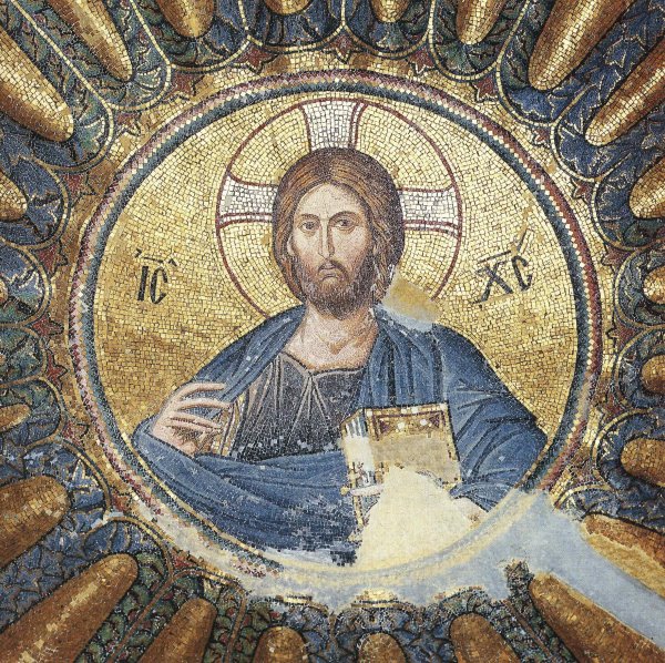 Мозаика Христос Пантократор