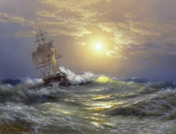 Художник маринист Александр Милюков