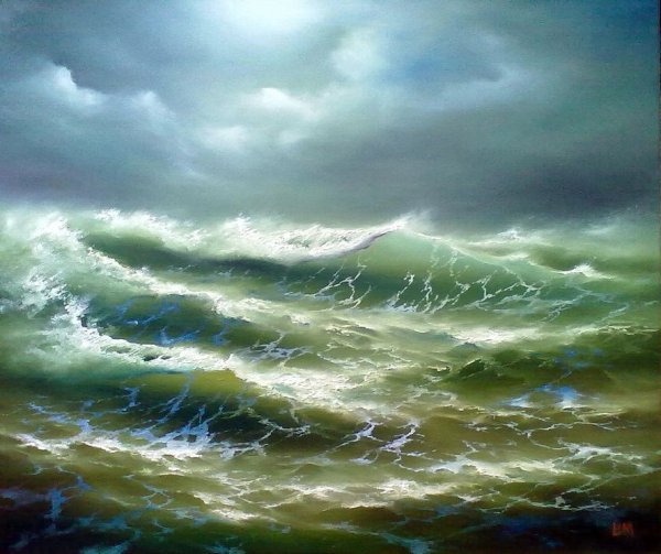 Художник Лим Сергей море маринист