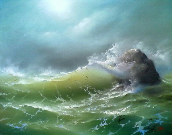 Художник Лим Сергей море маринист