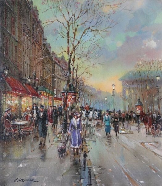 Станковая многофигурная композиция