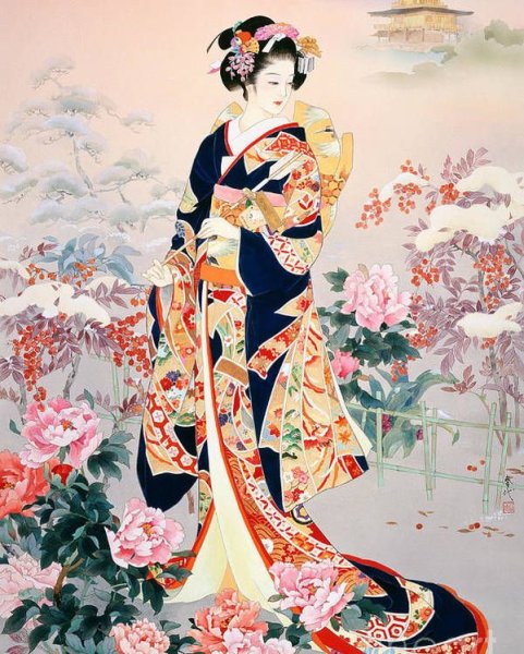 Японская художница Haruyo Morita. Гейши