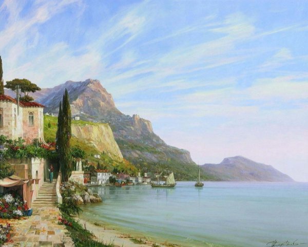 Художник Черненко морской пейзаж