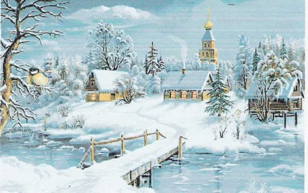 Зима в России