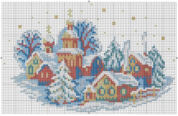 Лаковая миниатюра Федоскино пейзажи