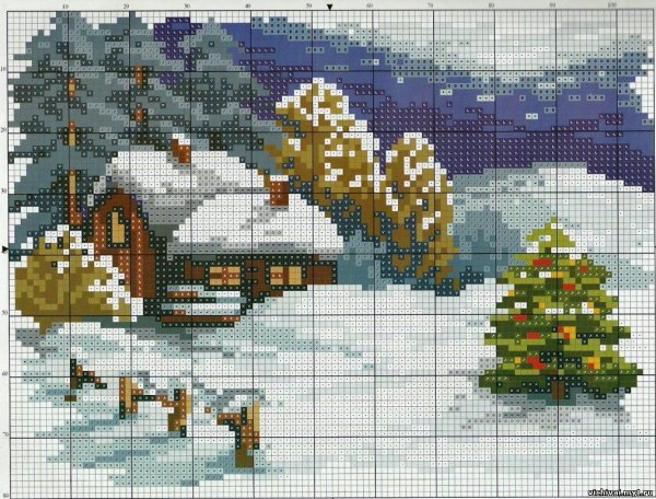 Лаковая миниатюра Федоскино пейзажи