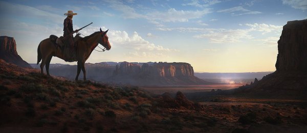 Ковбойский пейзаж