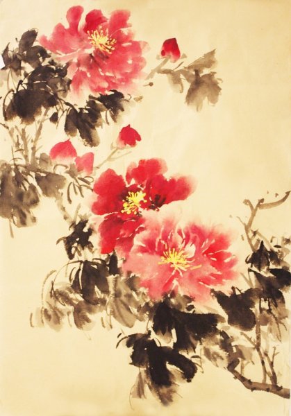 Глициния китайской живописи у син