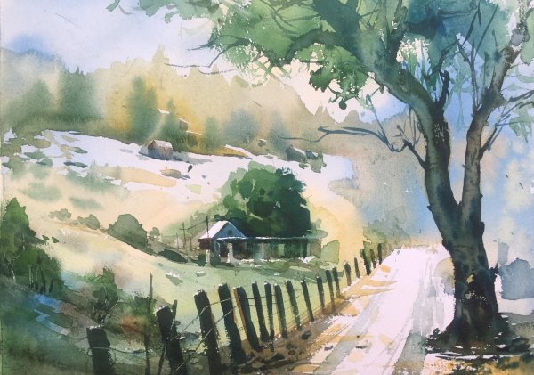 Пленэр Этюд пейзаж