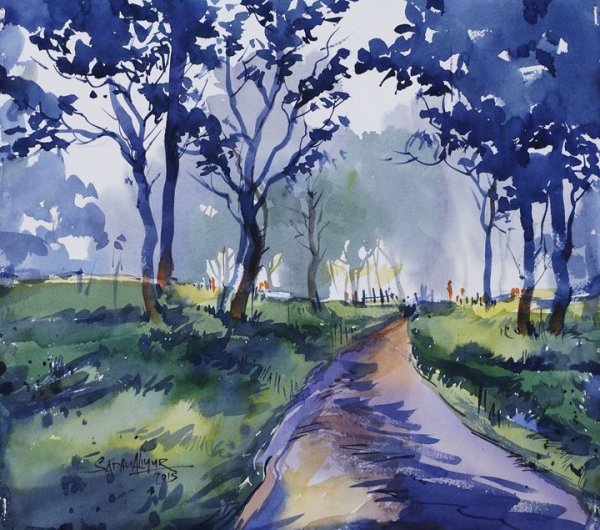 Световоздушная перспектива пленэр