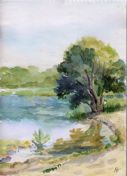 Пейзаж Академический пленэр