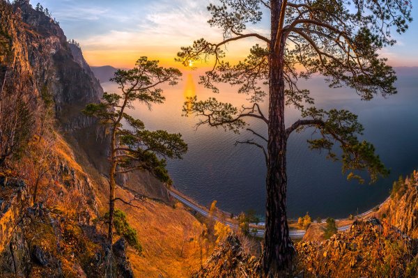 Иркутская область осень Байкал