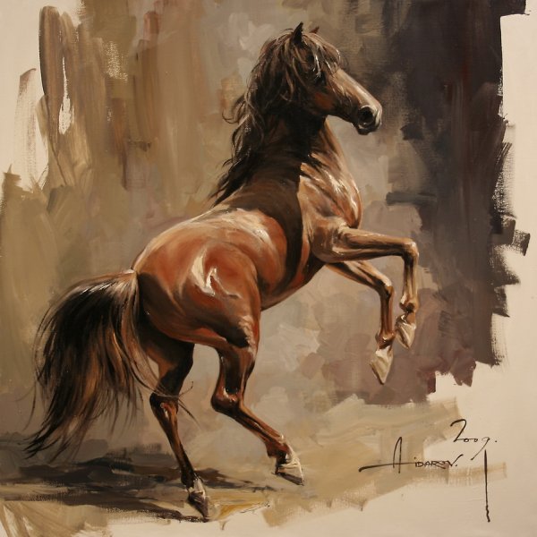 Художник Ильяс Айдаров картины анималистика