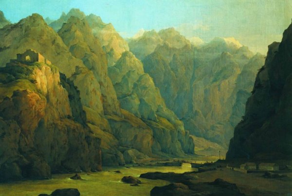 Занковский Илья Николаевич горный пейзаж