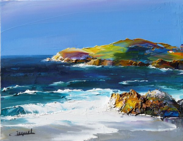 Кристиан Жекель живопись мастихином