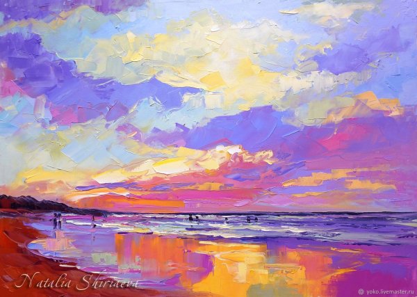 Море Импасто масло