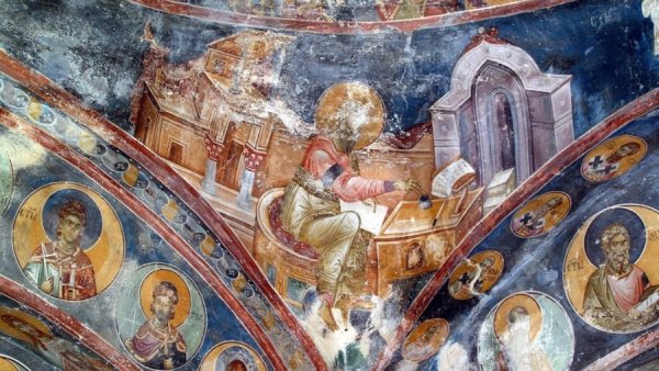 Монастырь Чкондиди фрески