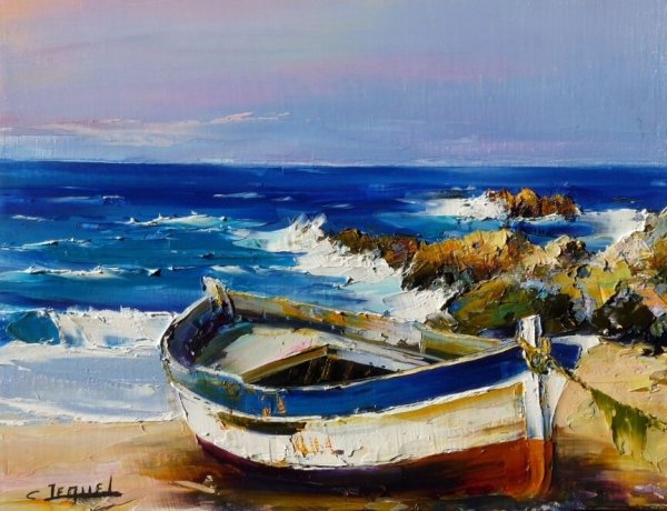 Кристиан Жекель картины мастихином