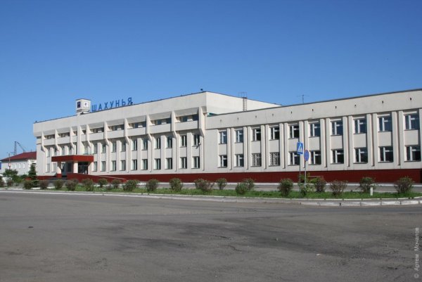 Памятник паровоза город Шахунья