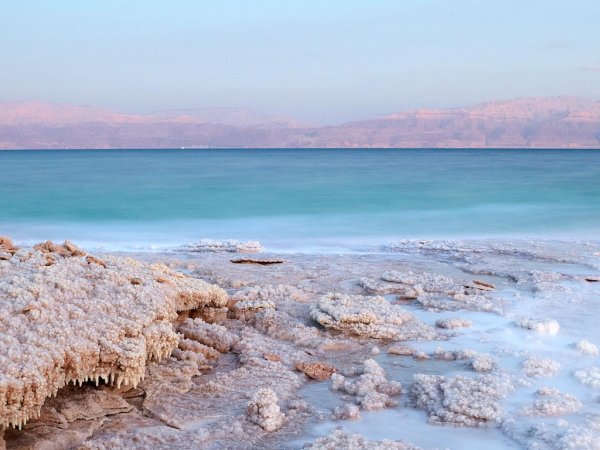 Мертвое море зимой