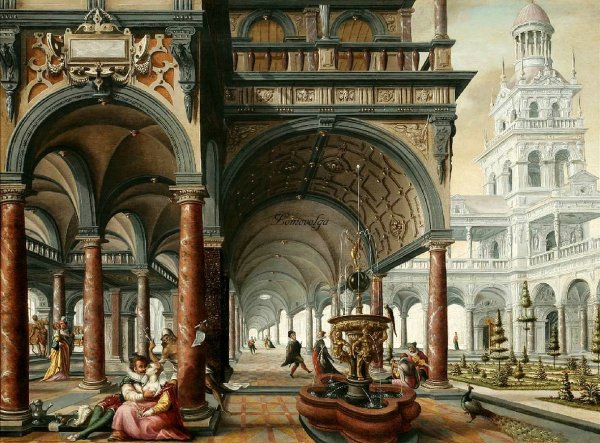 Архитектурный пейзаж Ганс Вредеман де Врис