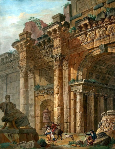 Шарль Луи Клериссо картины архитектура