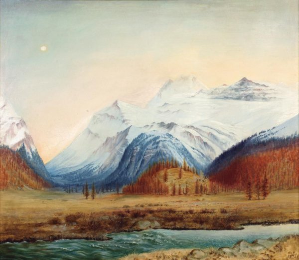 Ландшафт перевала Берлина Отто Дикс