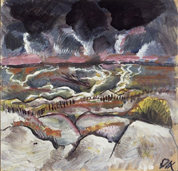 Отто Дикс художник картины пейзаж