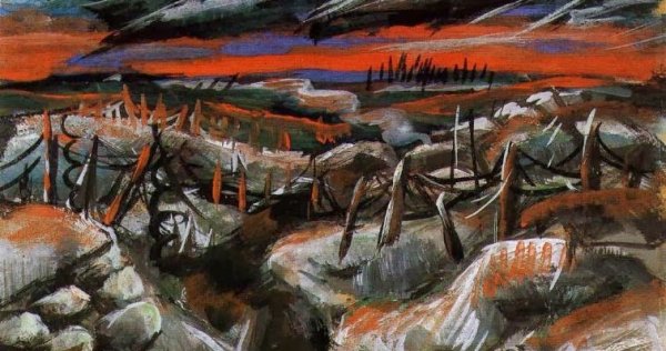 Отто Дикс окоп картина