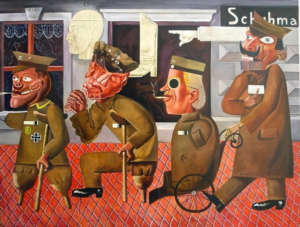 Отто Дикс художник инвалиды войны