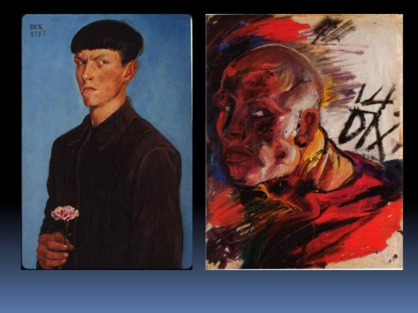 Отто Дикс художник автопортрет