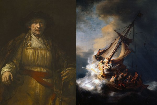 Рембрандт, “шторм на Галилейском озере”