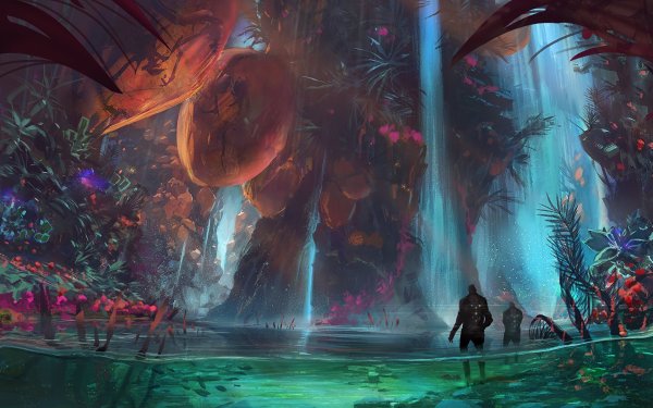 Инопланетный пейзаж арт