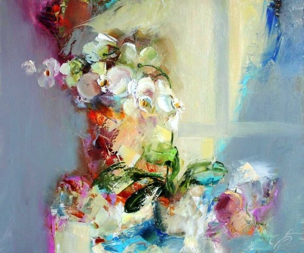 Художник Виктор Быков зима