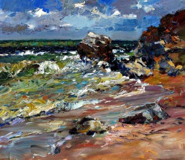 Алексей Зайцев живопись мастихином