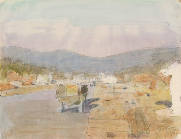 Ювеналий Коровин художник акварель